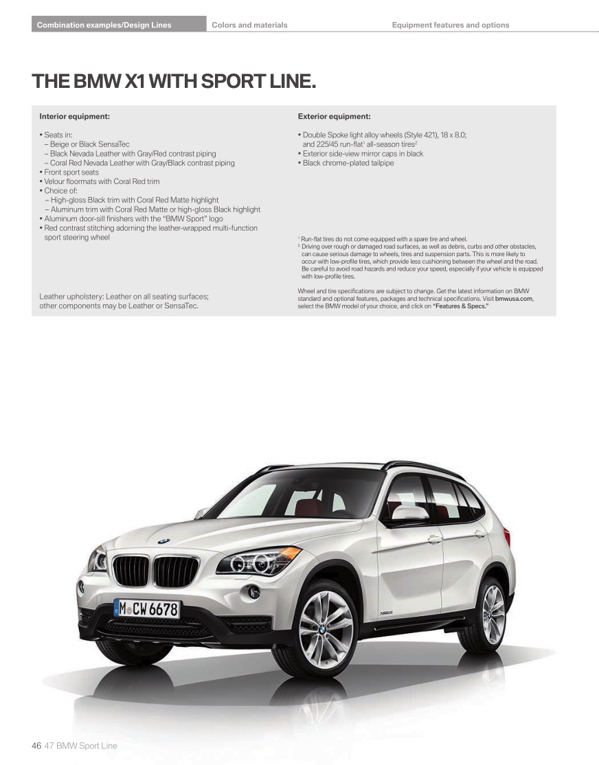 2015 BMW X1 Brochure Page 35
